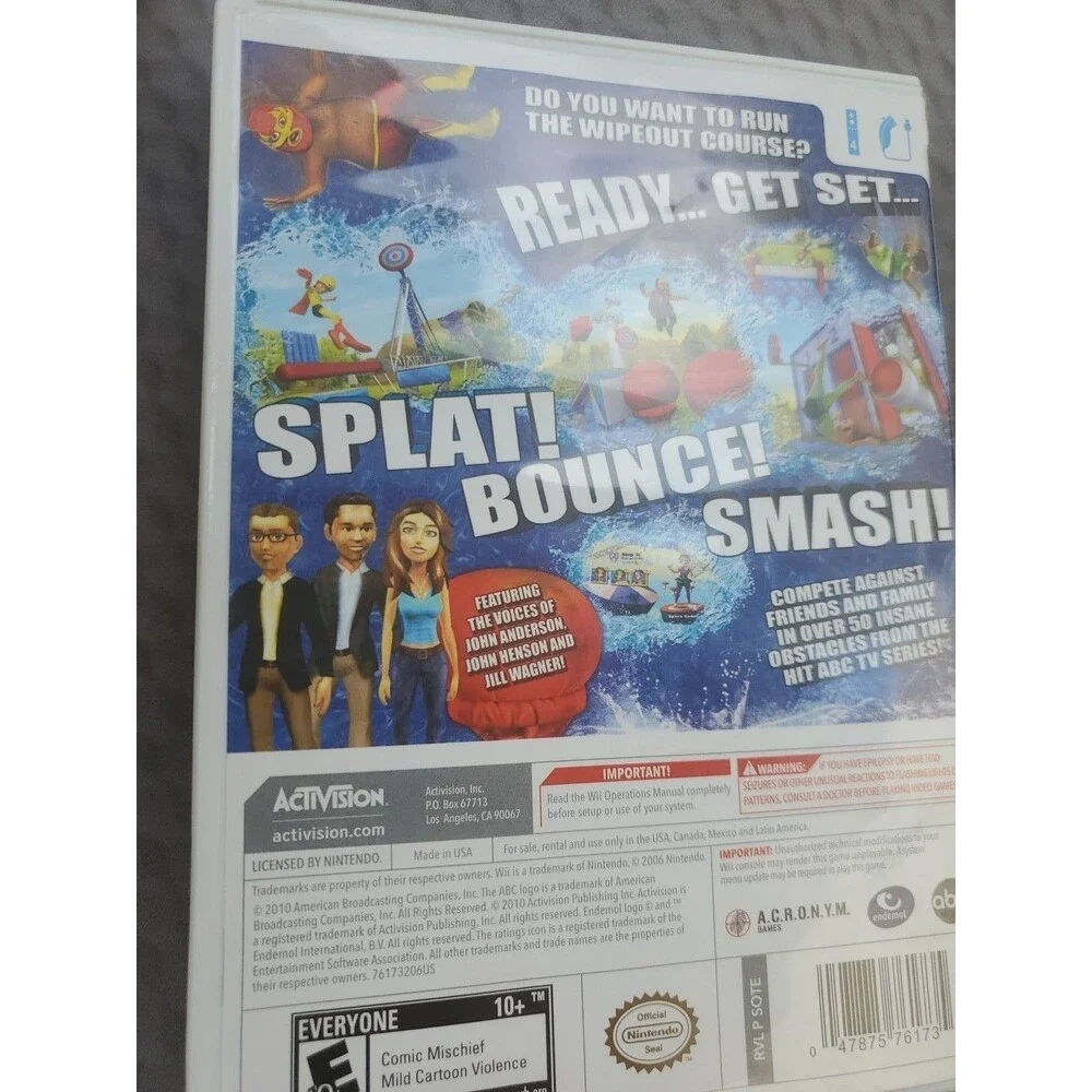 Wipeout: The Game (Nintendo Wii, 2010) Complete In Box